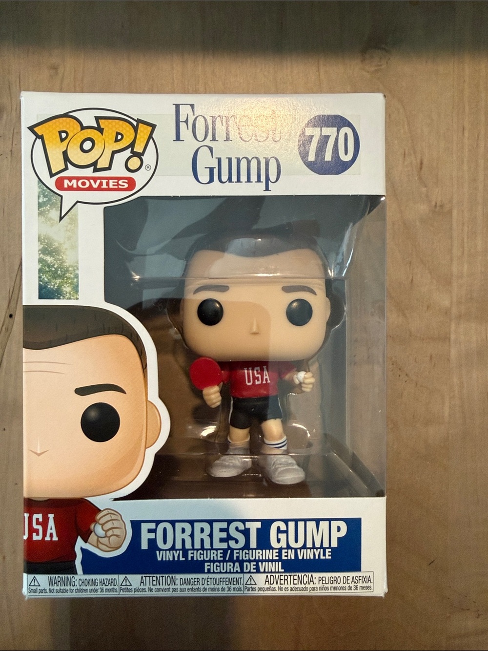 Funko Pop! Movies Forrest Gump Vinyl Figure — Red Jersey, Black Shorts